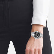  Shop Authentic Hugo Boss Novia Black Dial Silver Steel Strap Watch for Women - 1502614 - Luxxuri