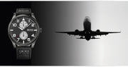  Shop Authentic Hugo Boss Aeroliner Chronograph Black Dial Black Leather Strap Watch For Men - 1513086 - Luxxuri