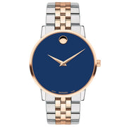  Shop Authentic Movado Museum Classic Blue Dial Two Tone Steel Strap Watch for Men - 0607267 - Luxxuri