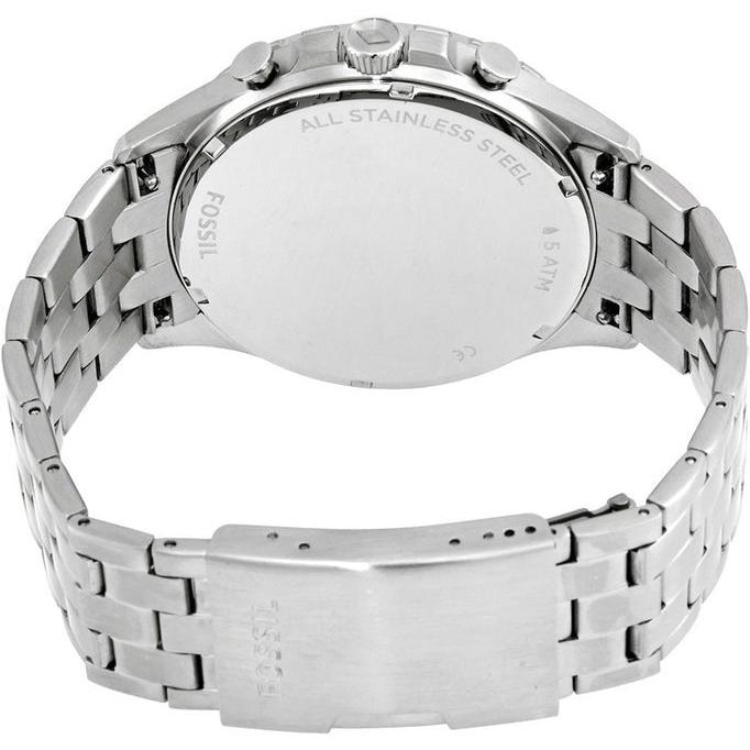  Shop Authentic Fossil Forrester Chronograph Blue Dial Silver Steel Strap Watch for Men - FS5605 - Luxxuri