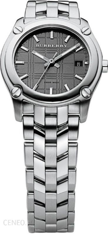  Shop Authentic Burberry Herringbone Grey Dial Silver Steel Strap Watch for Women - BU1851 - Luxxuri