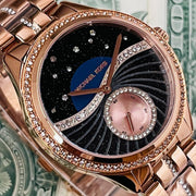  Shop Authentic Michael Kors Lauryn Blue Dial Rose Gold Steel Strap Watch for Women - MK3723 - Luxxuri