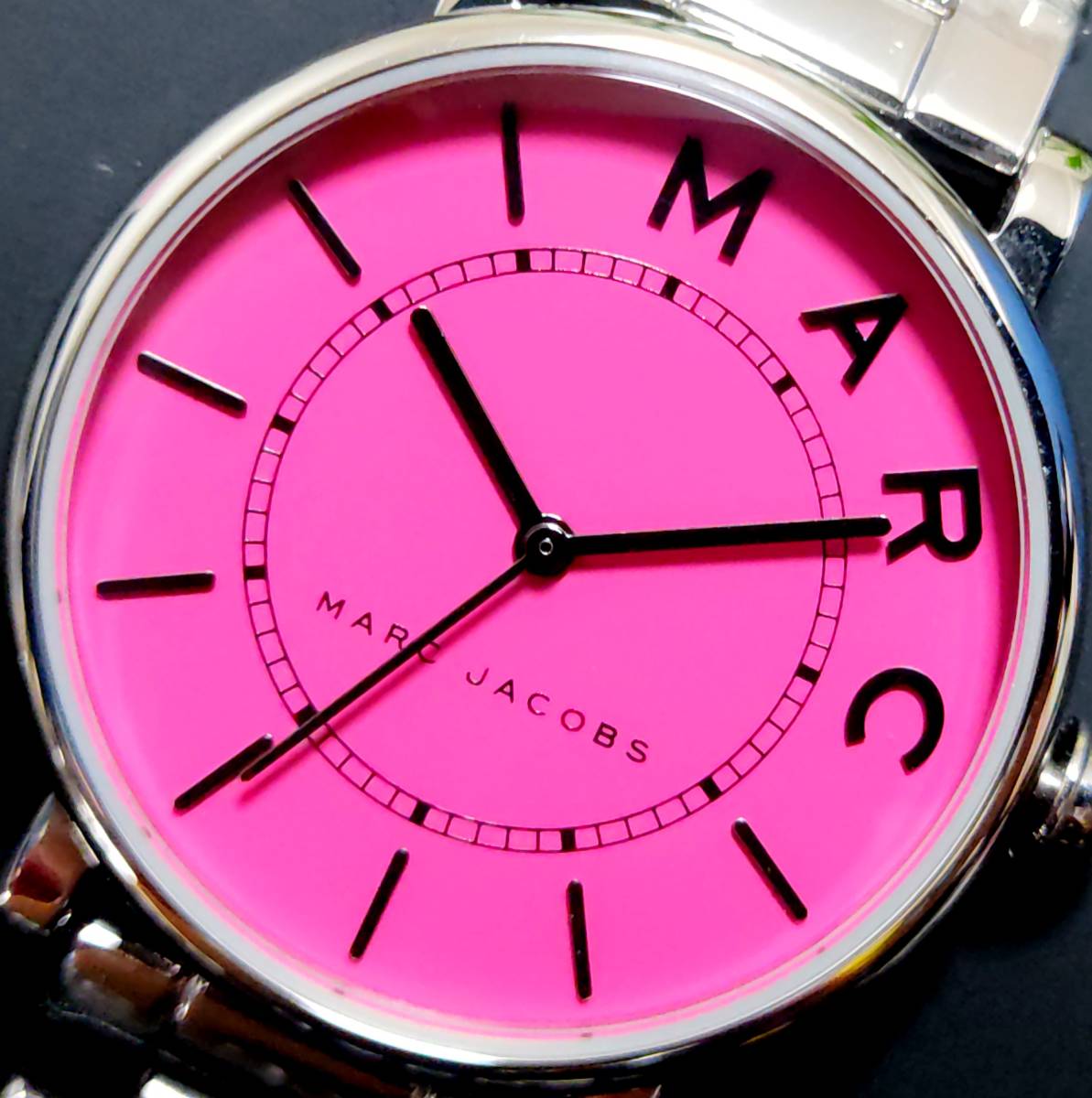  Shop Authentic Marc Jacobs Roxy Pink Dial Silver Steel Strap Watch for Women - MJ3524 - Luxxuri