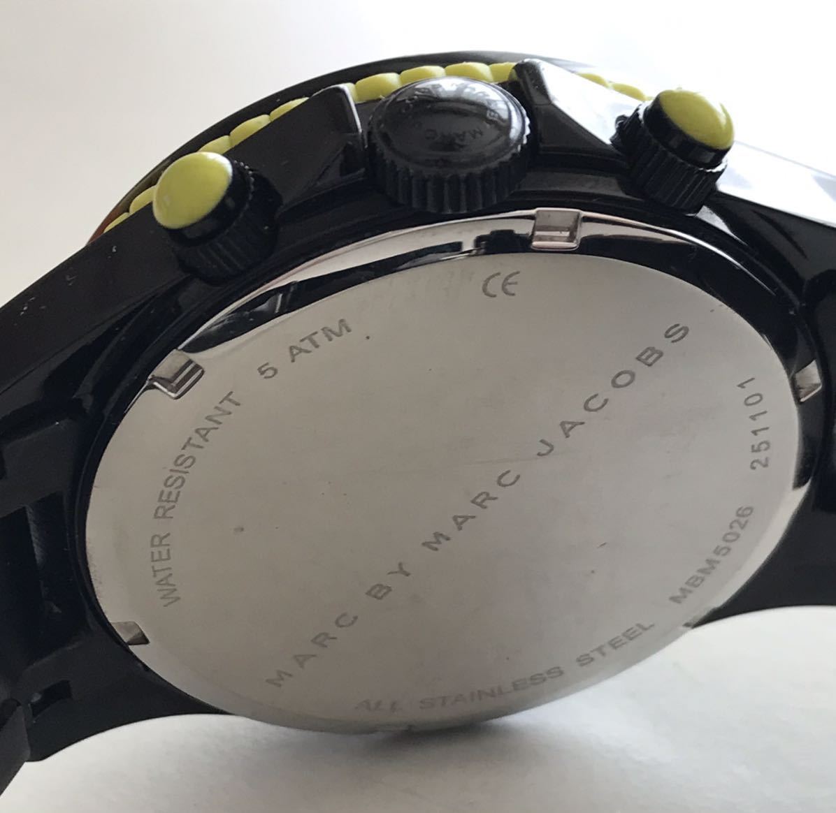  Shop Authentic Marc Jacobs Rock Chronograph Black Dial Black Steel Strap Watch for Men - MBM5026 - Luxxuri