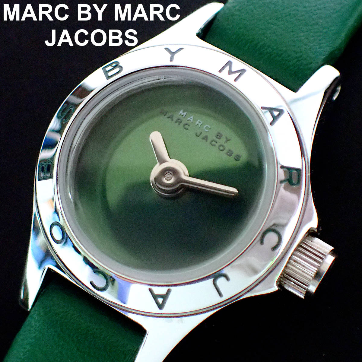  Shop Authentic Marc Jacobs Henry Skeleton Green Dial Green Leather Strap Watch for Women - MBM1336 - Luxxuri