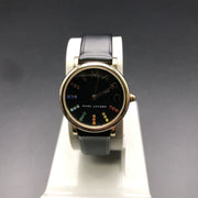  Shop Authentic Marc Jacobs Roxy Black Dial Black Leather Strap Watch for Women - MJ1592 - Luxxuri