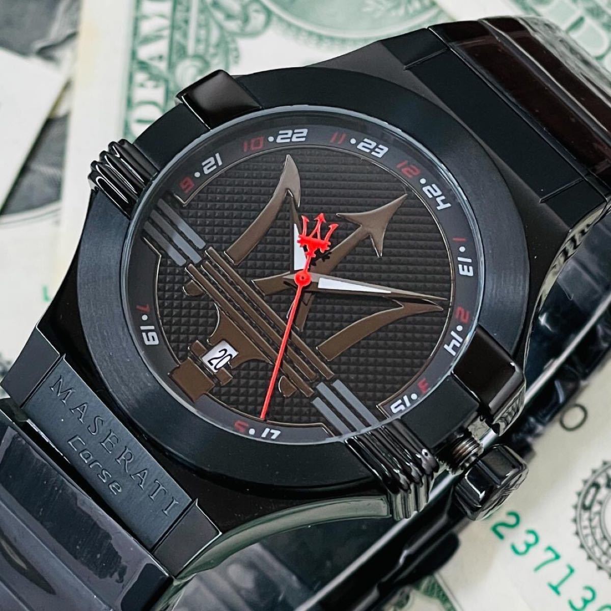  Shop Authentic Maserati Potenza 42mm Black Analog Dial Black Strap Watch For Men - R8853108003 - Luxxuri