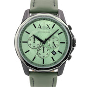  Shop Authentic Armani Exchange Banks Chronograph Green Dial Green Leather Strap Watch For Men - AX1725 - Luxxuri