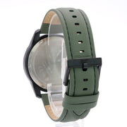  Shop Authentic Armani Exchange Banks Chronograph Green Dial Green Leather Strap Watch For Men - AX1725 - Luxxuri