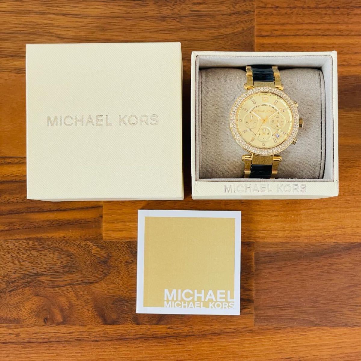  Shop Authentic Michael Kors Parker Gold Dial Two Tone Steel Strap Watch for Women - MK6238 - Luxxuri