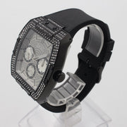  Shop Authentic Guess Phoenix Multifunction Crystals Silver Dial Black Steel Strap Watch For Men - GW0094G3 - Luxxuri
