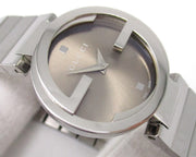  Shop Authentic Gucci Interlocking G Brown Dial Silver Steel Strap Watch For Women - YA133506 - Luxxuri