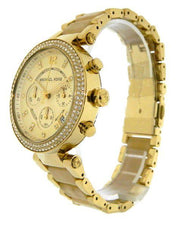  Shop Authentic Michael Kors Parker Gold Dial Gold Steel Strap Watch for Women - MK5632 - Luxxuri