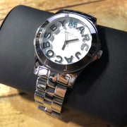  Shop Authentic Marc Jacobs Rivera White Dial Silver Steel Strap Watch for Women - MBM3136 - Luxxuri