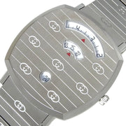  Shop Authentic Gucci Grip Quartz Silver Dial Silver Steel Strap Watch For Women - YA157410 - Luxxuri
