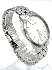  Shop Authentic Emporio Armani Classic Quartz Silver Dial Silver Steel Strap Watch For Men - AR1745 - Luxxuri