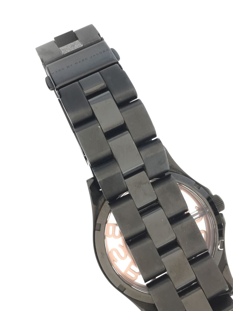  Shop Authentic Marc Jacobs Henry Skeleton Black Dial Black Steel Strap Watch for Women - MBM3254 - Luxxuri