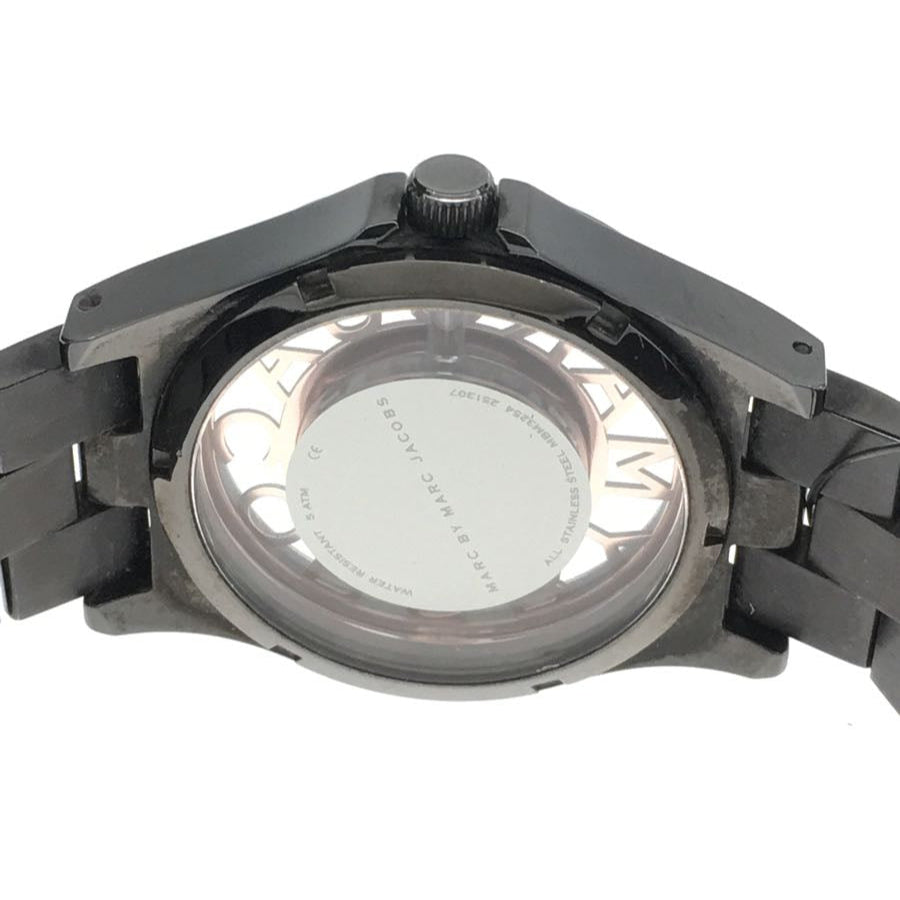  Shop Authentic Marc Jacobs Henry Skeleton Black Dial Black Steel Strap Watch for Women - MBM3254 - Luxxuri