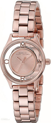  Shop Authentic Marc Jacobs Tether Transparent Rose Gold Dial Rose Gold Steel Strap Watch for Women - MBM3417 - Luxxuri