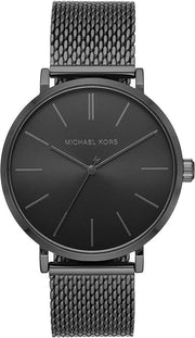  Shop Authentic Michael Kors Auden Three-Hand Grey Dial Grey Mesh Strap Watch for Men - MK7151 - Luxxuri