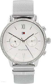  Shop Authentic Tommy Hilfiger Blake Diamonds Silver Dial Silver Mesh Bracelet Watch for Women - 1782301 - Luxxuri