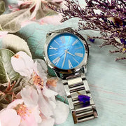  Shop Authentic Michael Kors Hartman Quartz Blue Dial Silver Steel Strap Watch For Women - MK3519 - Luxxuri