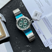  Shop Authentic Versace Grace Chronograph Quartz Green Dial Silver Steel Strap Watch For Men - VEZ900121 - Luxxuri