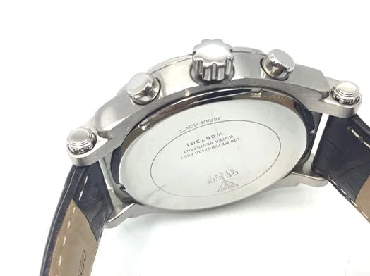  Shop Authentic Guess Pinnacle Chronograph Quartz Blue Dial Brown Leather Strap Watch For Men - W0673G1 - Luxxuri