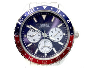  Shop Authentic Guess Odyssey Multifunction Blue Dial Silver Steel Strap Watch For Men - W1107G2 - Luxxuri