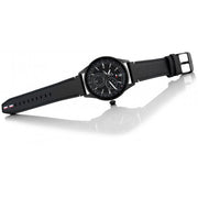  Shop Authentic Tommy Hilfiger Austin Black Dial Black Leather Strap Watch for Men - 1791638 - Luxxuri