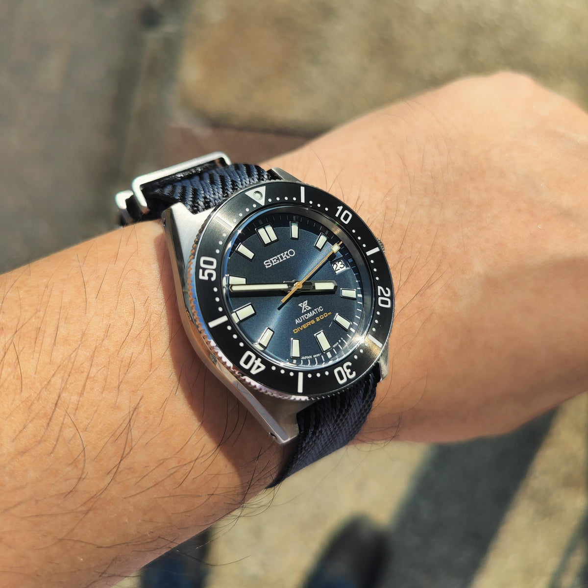  Shop Authentic Seiko Prospex Automatic 1965 Dive 55th Anniversary Limited Edtion Blue Dial Silver Steel Strap Watch For Men - SPB149J1 - Luxxuri
