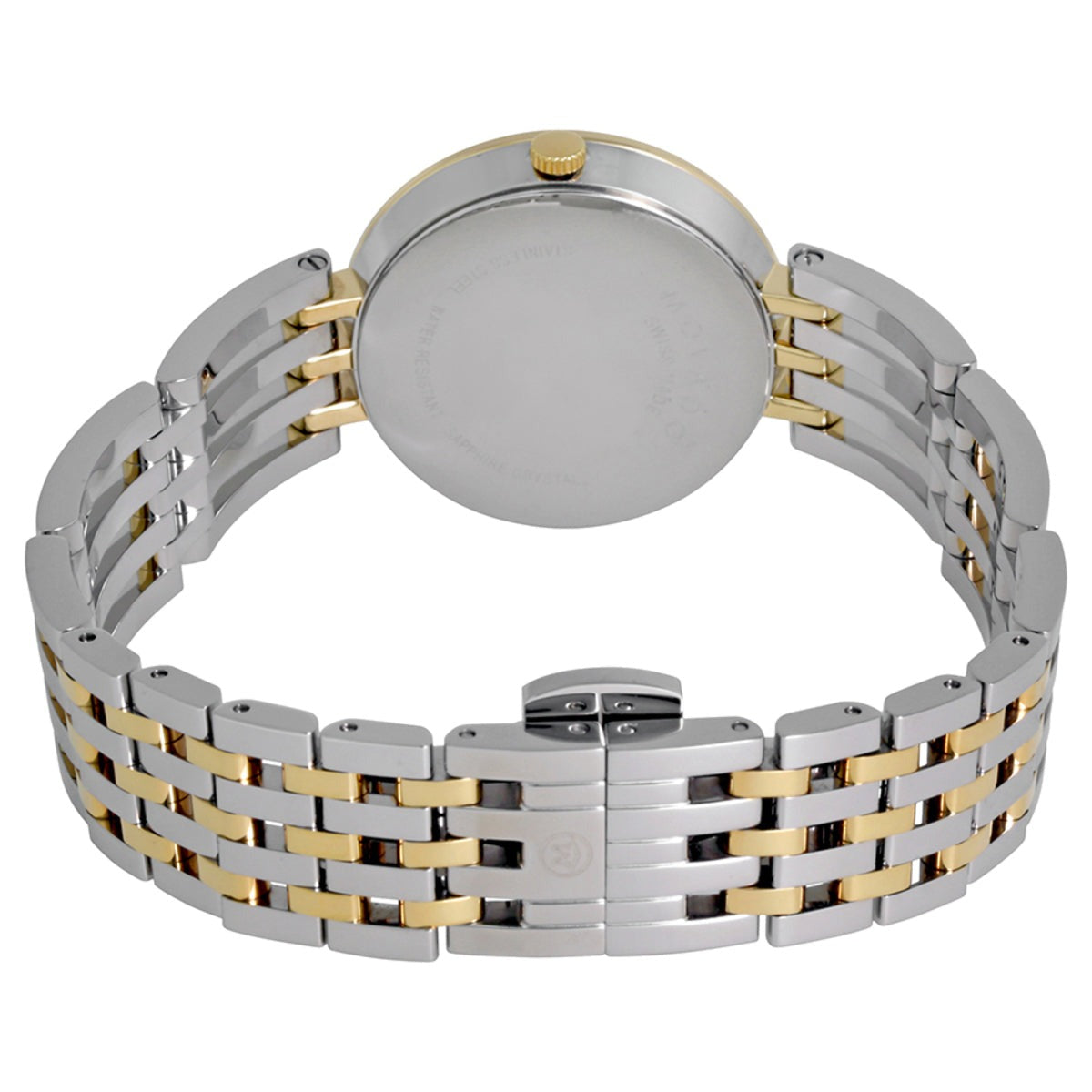  Shop Authentic Movado Esperanza Mother of Pearl Dial Two Tone Steel Strap Watch For Women - 0607085 - Luxxuri