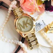  Shop Authentic Michael Kors Bradshaw Gold Dial Gold Steel Strap Watch for Women - MK6487 - Luxxuri