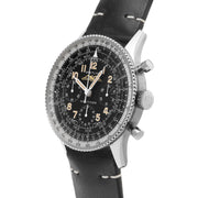  Shop Authentic Breitling Navitimer Ref. 806 1959 Re-Edition Black Dial Brown Leather Strap Watch for Men - AB0910371B1X1 - Luxxuri