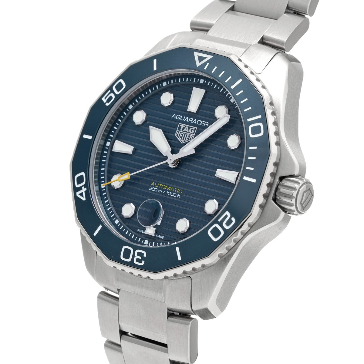  Shop Authentic Tag Heuer Aquaracer Professional 300 Automatic Blue Dial Silver Steel Strap Watch for Men - WBP201B.BA0632 - Luxxuri