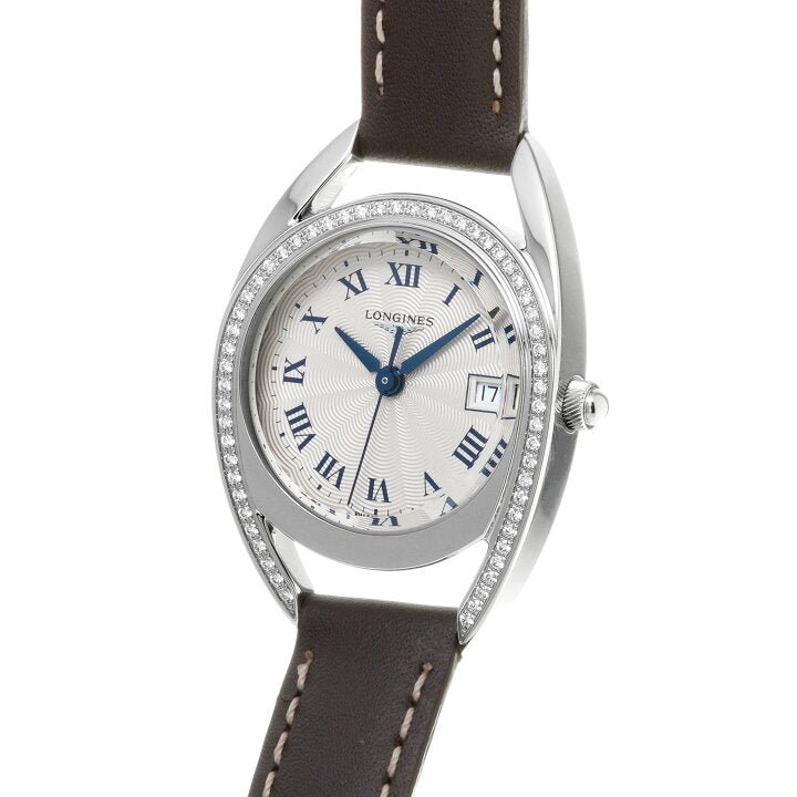  Shop Authentic Longines Equestrian Arche Quartz Diamond Watch for Women - L6.136.0.71.2 - Luxxuri