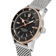  Shop Authentic Breitling Superocean Heritage B20 Automatic 44 Black Dial Silver Mesh Bracelet Watch for Men - UB2030121B1A1 - Luxxuri