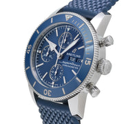  Shop Authentic Breitling Superocean Heritage Chronograph 44 Blue Dial Blue Mesh Bracelet Watch for Men - A13313161C1S1 - Luxxuri