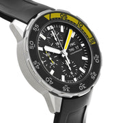  Shop Authentic IWC Aquatimer Automatic Chronograph Black Dial Black Rubber Strap Watch for Men - IW376709 - Luxxuri