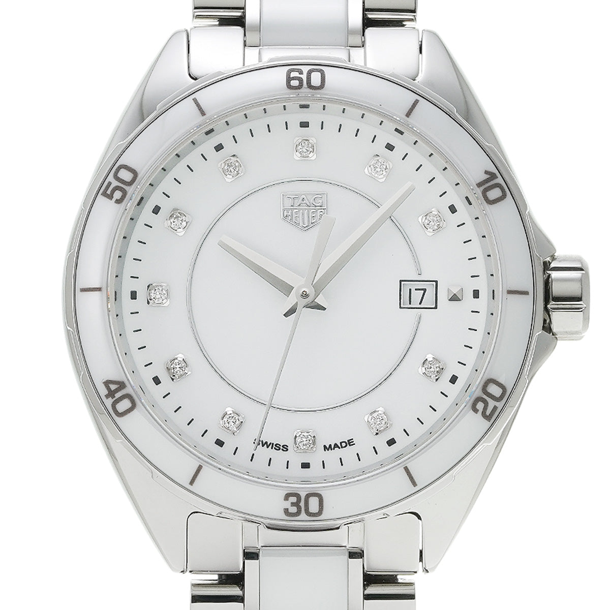  Shop Authentic Tag Heuer Formula 1 Diamonds White Dial Two Tone Steel Strap Watch for Women - WBJ141AD.BA0974 - Luxxuri