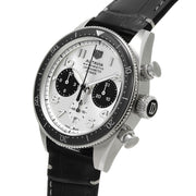  Shop Authentic Tag Heuer Autavia Chronometer Flyback Chronograph Silver Dial Black Leather Strap Watch for Men - CBE511B.FC8279 - Luxxuri