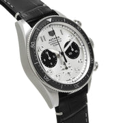  Shop Authentic Tag Heuer Autavia Chronometer Flyback Chronograph Silver Dial Black Leather Strap Watch for Men - CBE511B.FC8279 - Luxxuri