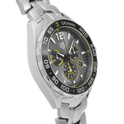  Shop Authentic Tag Heuer Formula 1 Ayrton Senna Special Edition Grey Dial Silver Steel Strap Watch for Men - CAZ101AF.BA0637 - Luxxuri