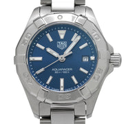  Shop Authentic Tag Heuer Aquaracer Blue Dial Silver Steel Strap Watch for Women - WBD1412.BA0741 - Luxxuri
