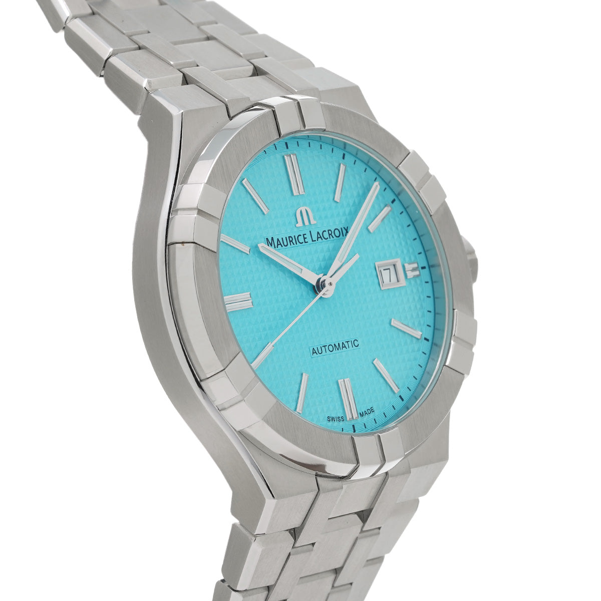  Shop Authentic Maurice Lacroix Aikon Automatic Limited Summer Edition Blue Dial Silver Steel Strap Watch For Men - AI6008-SS00F-431-1 - Luxxuri