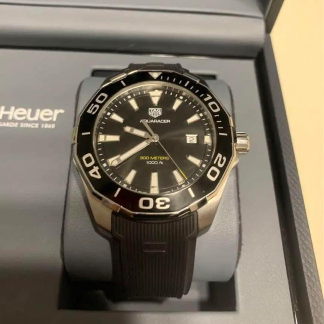  Shop Authentic Tag Heuer Aquaracer Black Dial Watch for Men -  WAY101A.FT6141 - Luxxuri