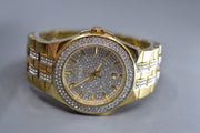  Shop Authentic Bulova Crystal Collection Silver Dial Two Tone Steel Strap Watch for Men - 98K102 - Luxxuri