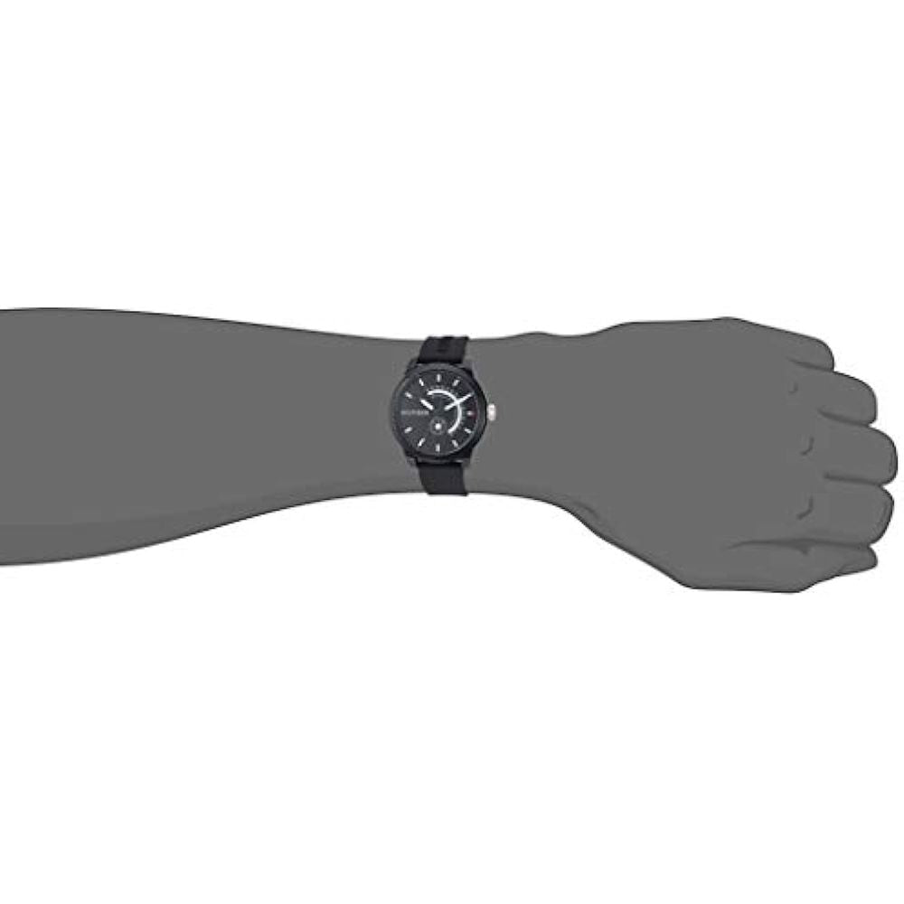  Shop Authentic Tommy Hilfiger Denim Quartz Black Dial Black Rubber Strap Watch for Men - 1791483 - Luxxuri