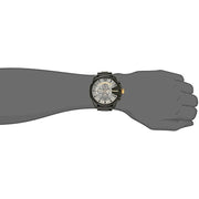  Shop Authentic Diesel Mega Chief Chronograph Grey Dial Black Steel Strap Watch For Men - DZ4479 - Luxxuri