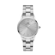 Shop Authentic Daniel Wellington Iconic Link Unitone Silver Dial Silver Steel Strap Watch For Women - DW00100402 - Luxxuri